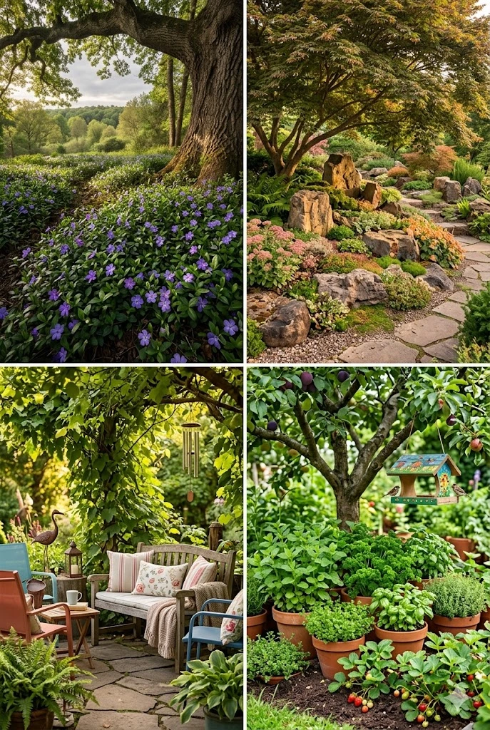 22+ Genius Under Tree Landscaping Ideas