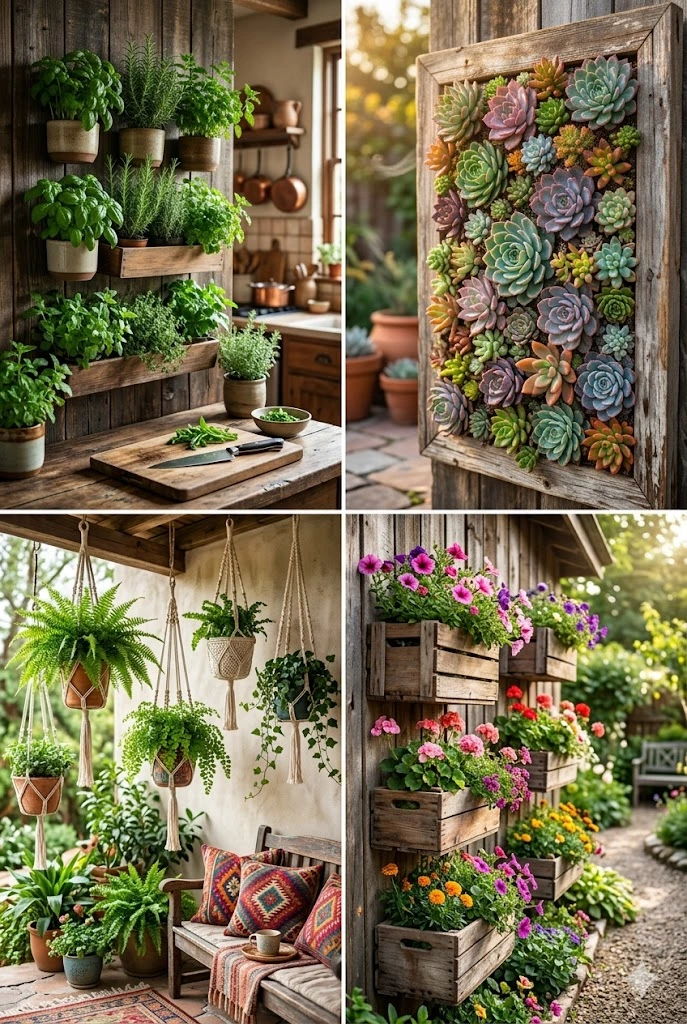 25+ Simple & Stunning Outdoor Wall Planter Ideas