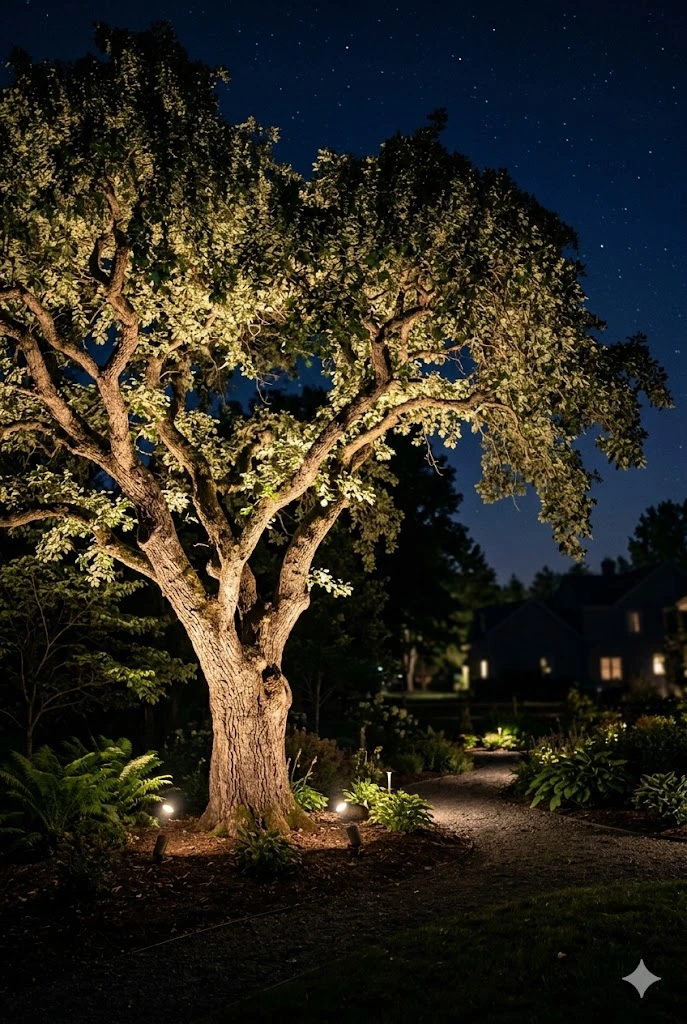 22. Tree Uplighting