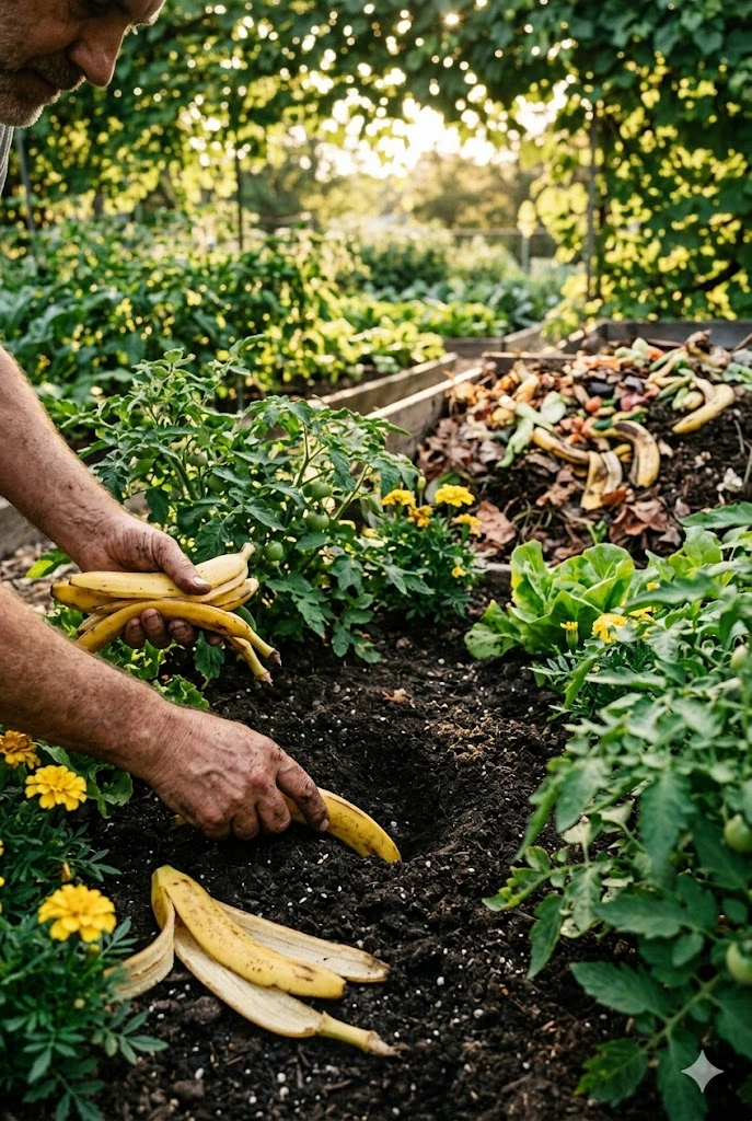 7. Banana Peels: A Potassium Powerhouse