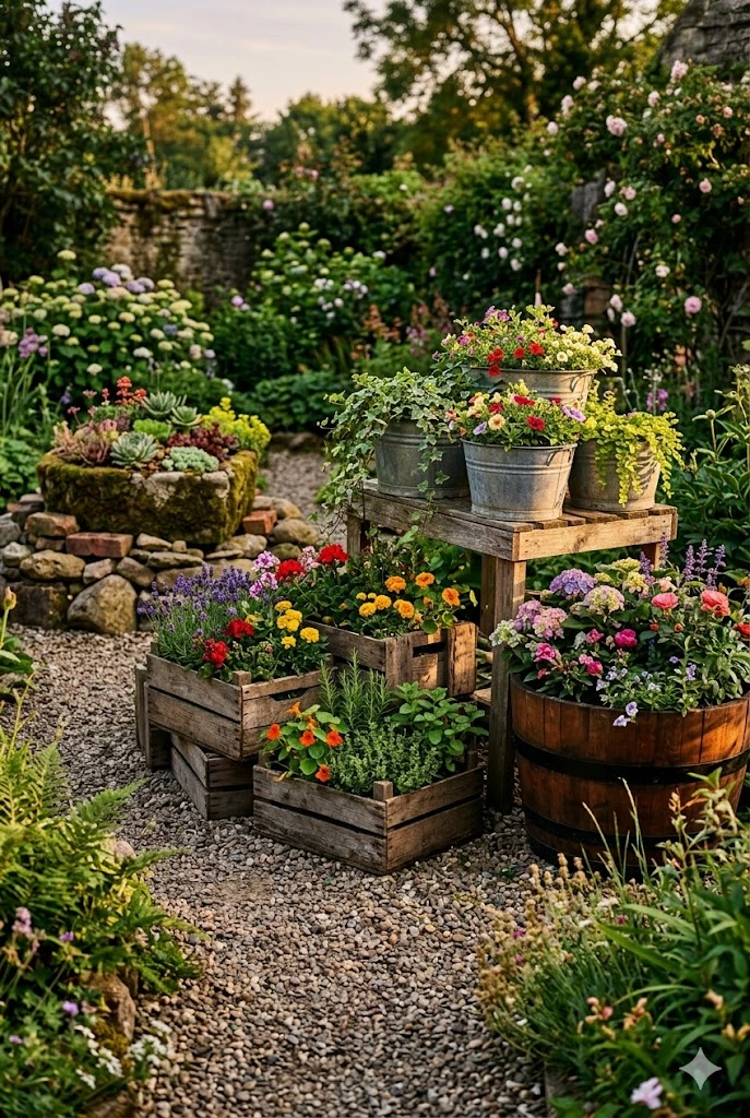 Creative Rustic Planter Ideas