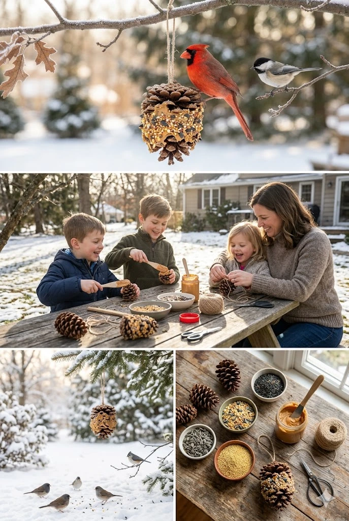 Why Create Pine Cone Bird Feeders?
