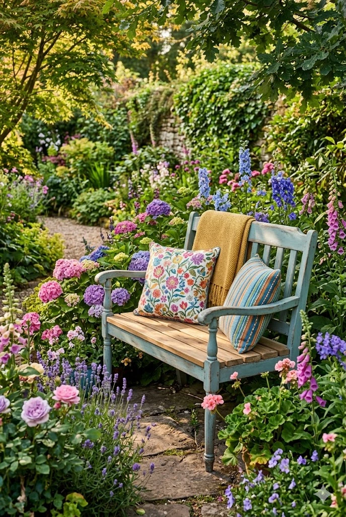 20. Upcycled Furniture Bench
