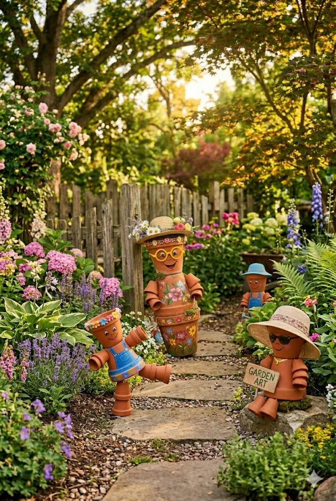 21. Terra Cotta Pot People