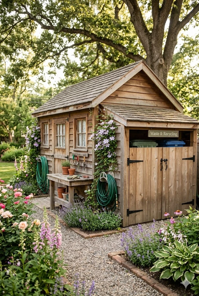 13. Garden Shed Storage