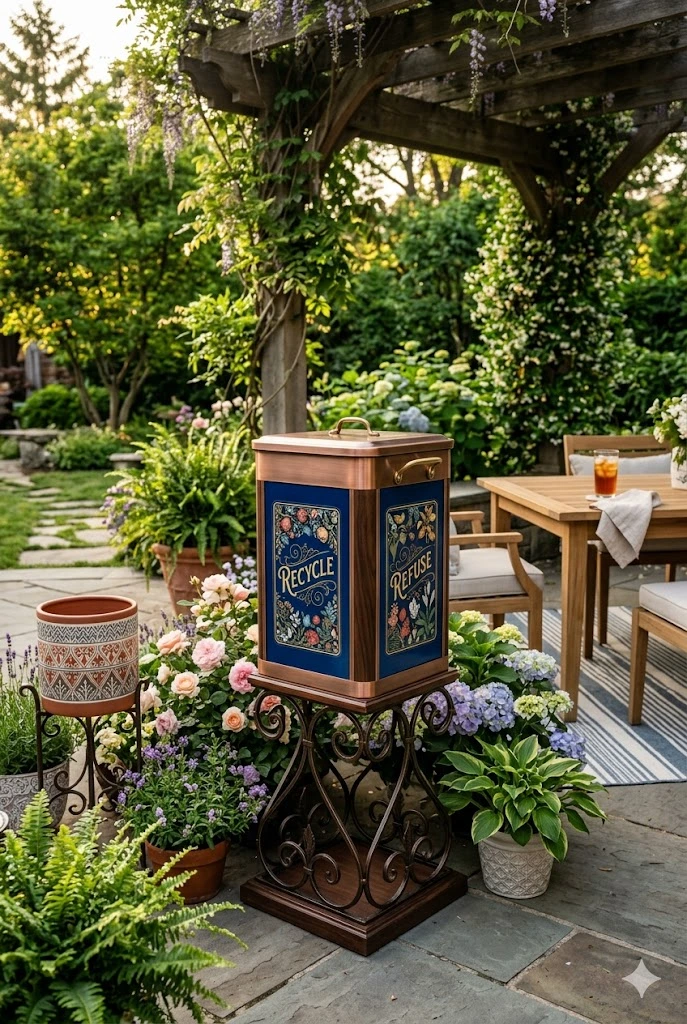15. Aesthetic Waste Containers