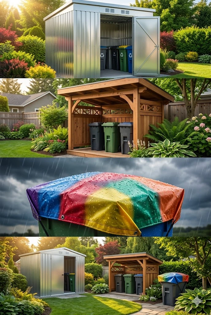 9. Covered Storage Solutions