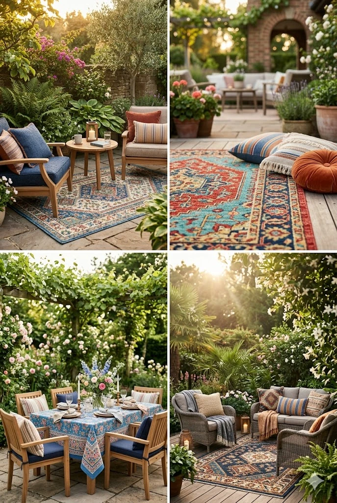 14. Outdoor Rugs and Textiles