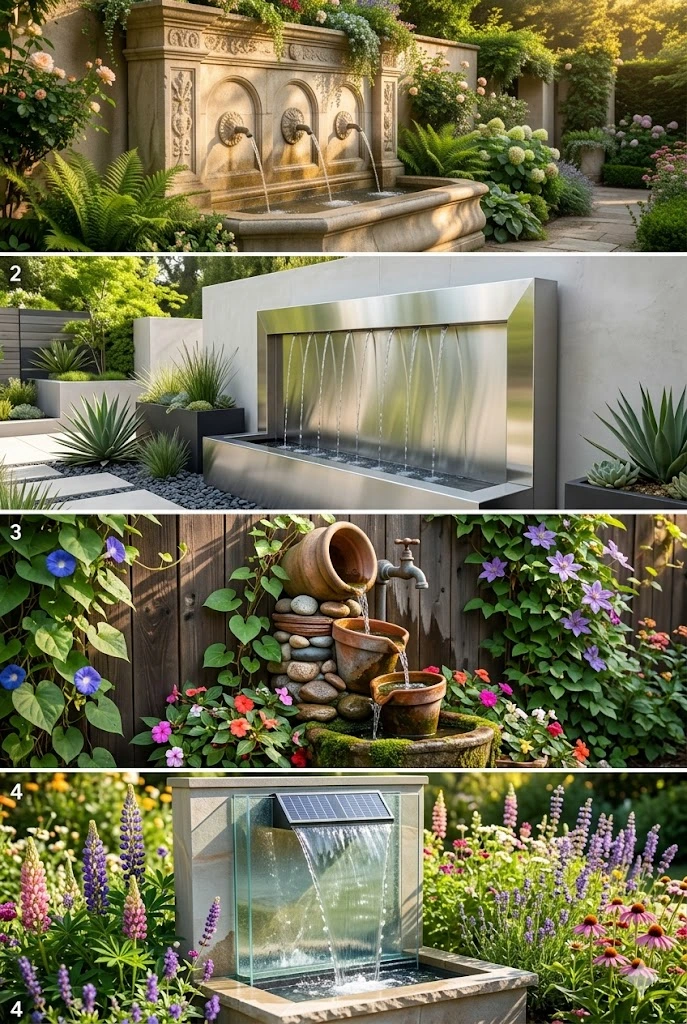 Types of Outdoor Wall Fountains