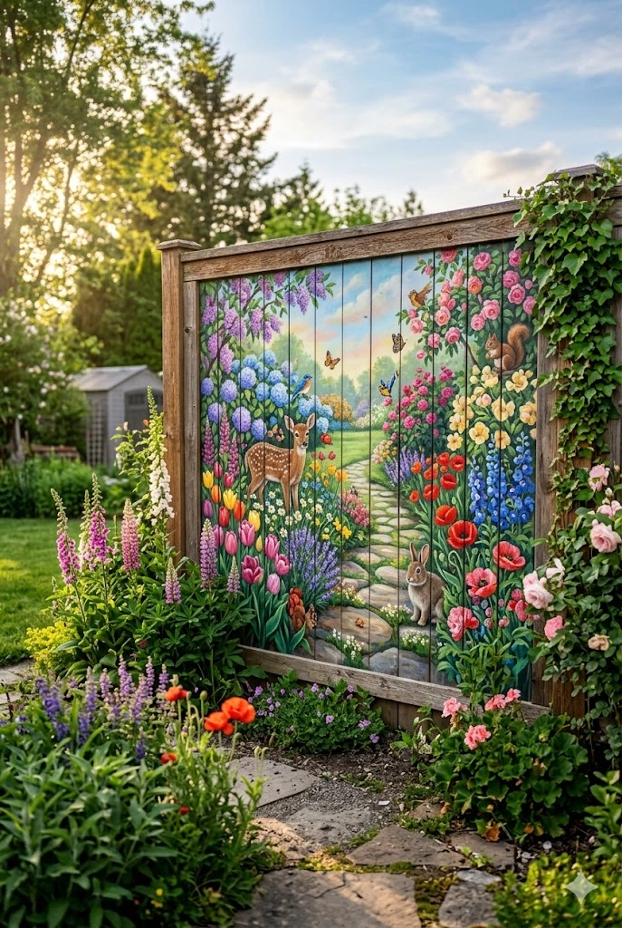 Transforming Your Fence with Art