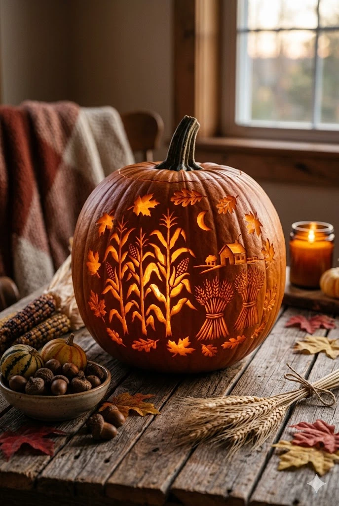 Themed Pumpkin Carvings