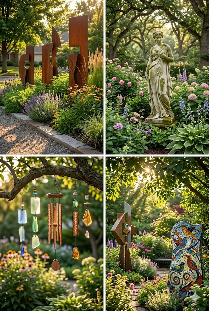 9. Unique Garden Sculptures