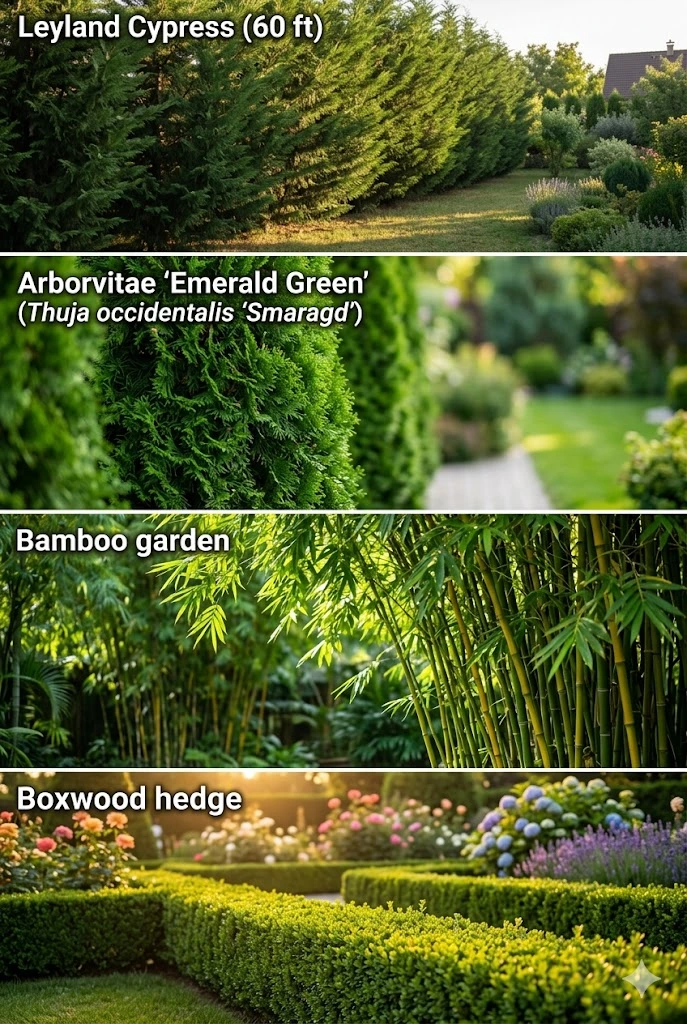 Top Privacy Plants for Your Yard