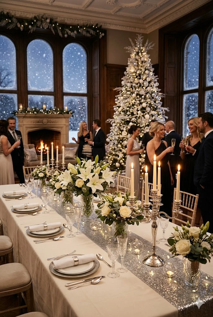 10. Elegant White Christmas