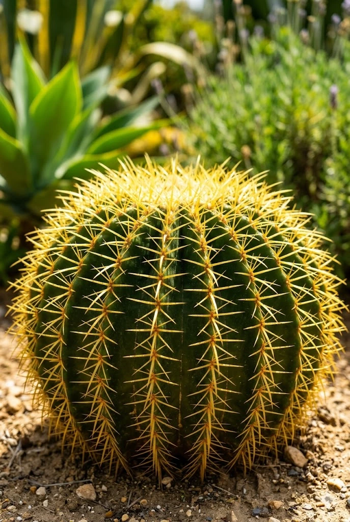 1. Golden Barrel Cactus