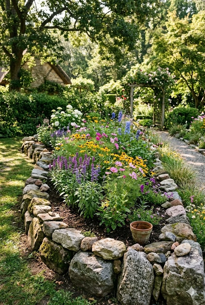 1. Rock Borders