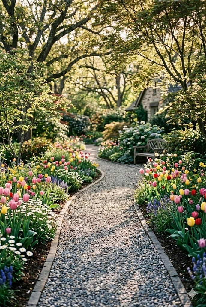 2. Gravel Pathways
