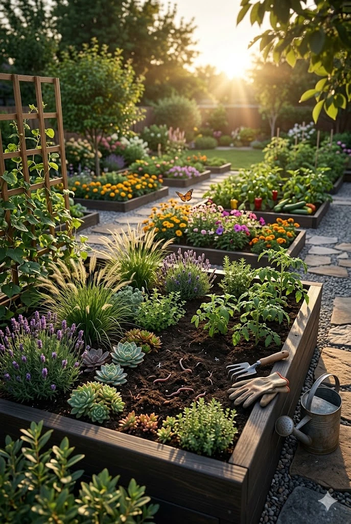 5. Raised Garden Beds