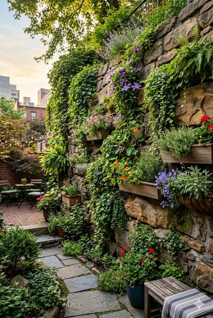 6. Vertical Rock Garden