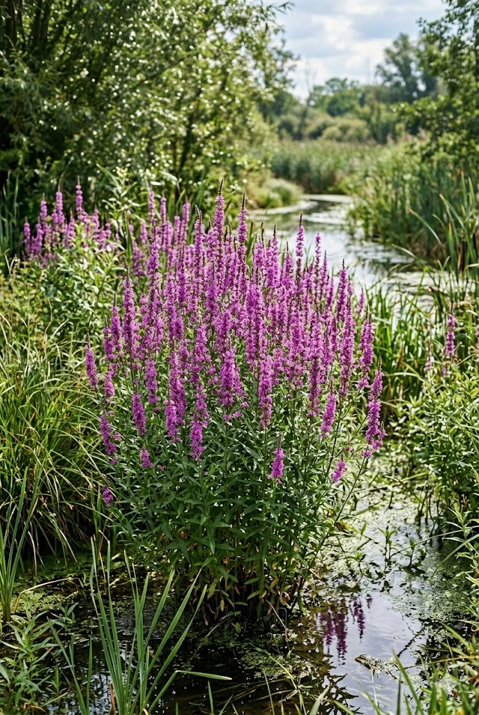 4. Purple Loosestrife (Lythrum salicaria)