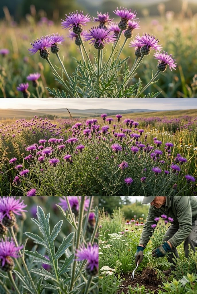 7. Spotted Knapweed (Centaurea stoebe)